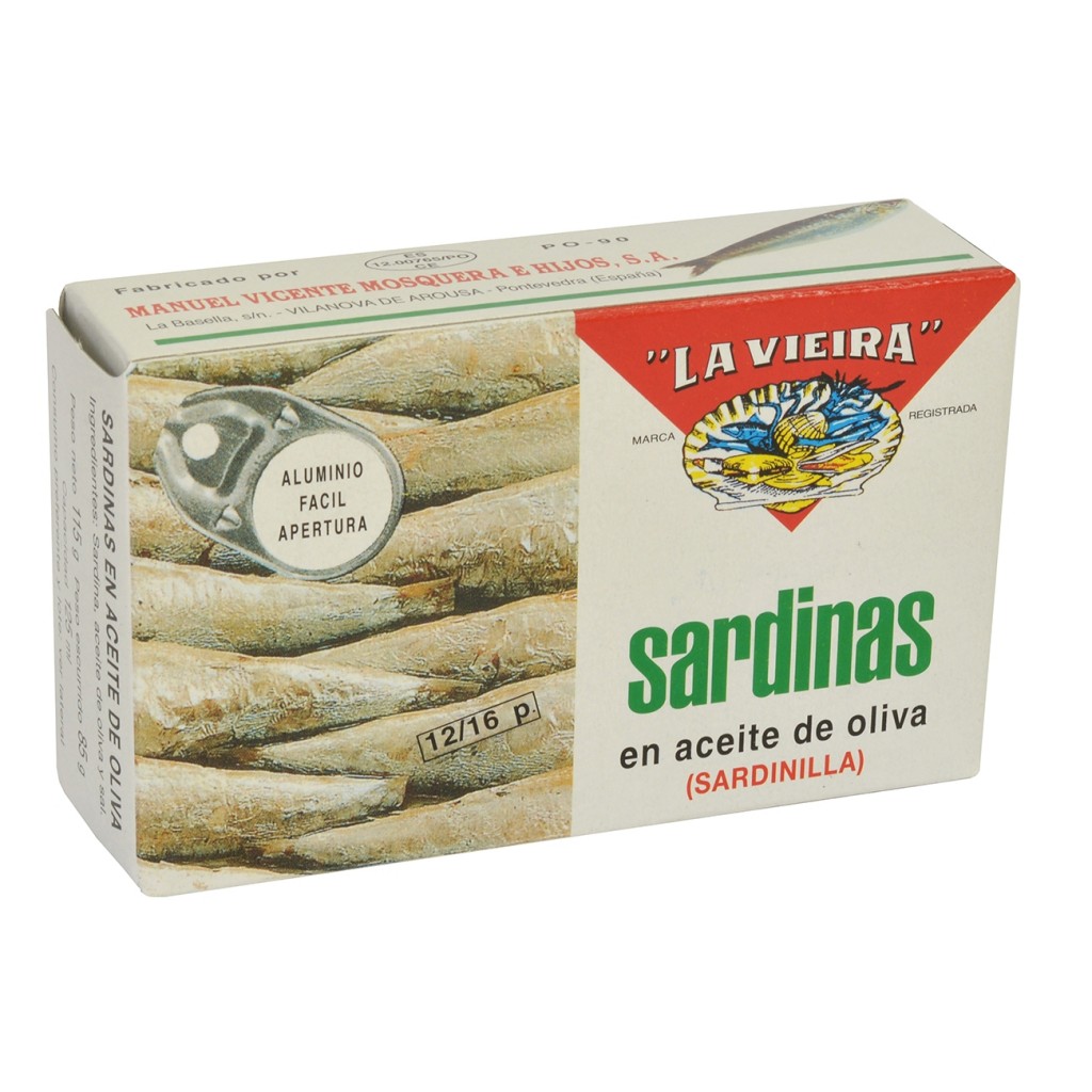 Sardinilla en aceite de oliva c/ pimiento de Padrón